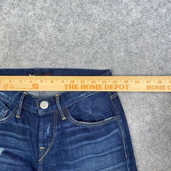 Selvedge Jeans Womens 25 Dark Blue 3X1 NYC Denim Skinny USA Selvedge - Picture 8 of 12